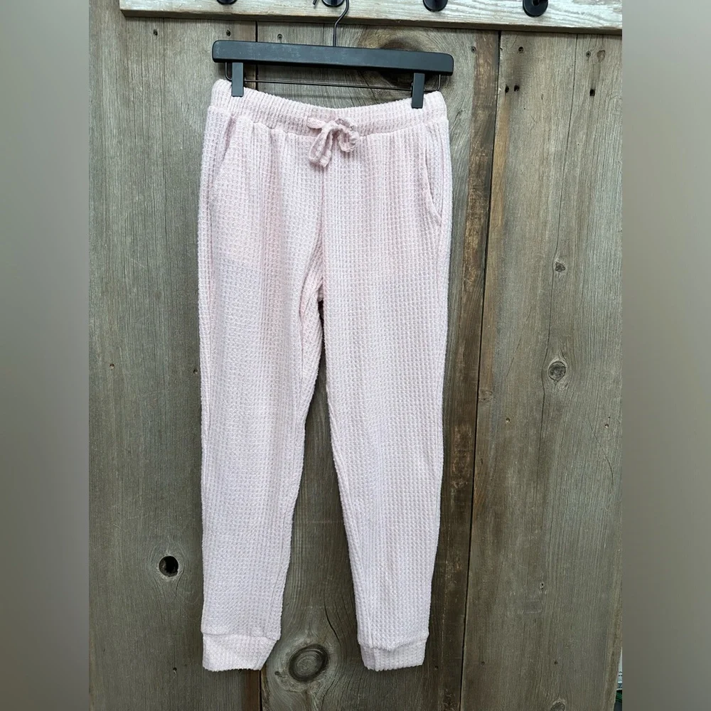 NWOT Born Sleepwear Loungewear Jogger Pajama Bottoms in Pink Size Mediun